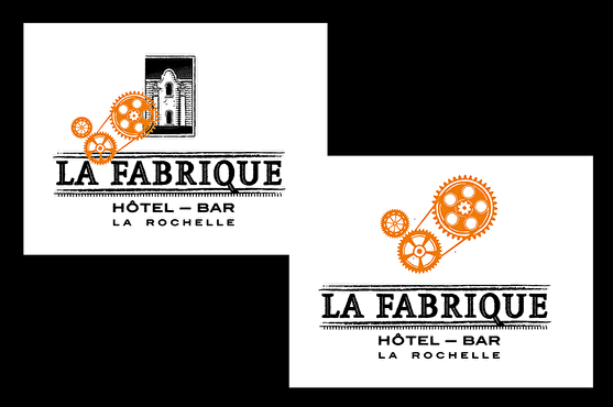Carte de viste de l'hôtel par l'identité visuelle du logo 