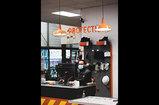 Rénovation de l'espace de vente du magasin Loc'outils